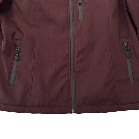 ROPER PCD Softshell Technical Jacket Women's Size 1X Wine Gray Western NWOT - Picture 6 of 14